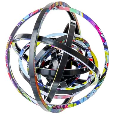 Spin Flip Puzzle - Abstract - Spin it, Flip it, Solve it! for Those who Love Brain teasers! Adult Fidget Toy. Great Gift for Mom, Dad, Teens, Men and Women - Image 4