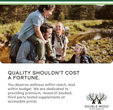 Colostrum Supplement 120 Capsules, 1,000mg per Serving (Bovine Colostrum Powder from First Milking Only, Std. to Contain 15% IgG Immunoglobulins) No Fillers, Third Party Tested by Double Wood - Image 4