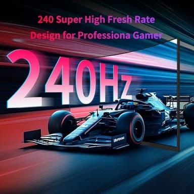 KTC 32Inch 240Hz Curved Gaming Monitor, 1000R VA, QHD(2560x1440p), 4000:1 Contrast, Support FreeSync GSync, HDMI2.0(144hz)/DP1.4(240hz)/Earphone, Tilt, Xbox PS5 Switch, 2K Computer Monitor for Gamer - Image 2