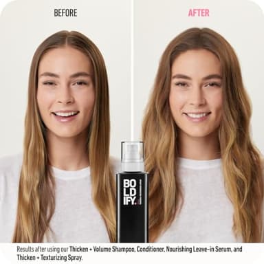 Boldify Hair Thickening Spray - Volume Booster - Stylist-Recommended Texture Spray for Hair Women & Men - 8oz - Image 3