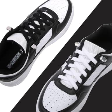 ZHENTOR Elastic Shoe Laces for Sneakers, No Tie Shoelaces for Adults and Kids, Flat Tieless Shoe strings (White) - Image 4