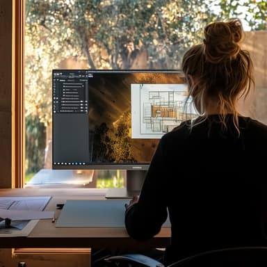 KOORUI 27 Inch 4K Monitor Computer UHD(3840 * 2160) IPS Display, 99% sRGB, 95% DCI-P3, 1.07 Billion Colors, Freesync & G-sync, Displayport & 2X HDMI, VESA 100 * 100mm, Tilt -5 to 20°, Audio Out (N07) - Image 9