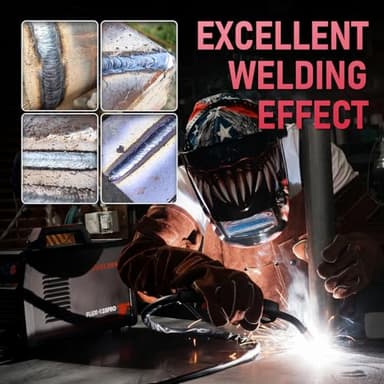 YESWELDER 135Amp MIG Welder,110V Flux Core Welder Flux Core MIG/Lift TIG/Stick 3-in-1 Large LED Digital Display Welding Machine IGBT Inverter Welder FLUX-135PRO - Image 4