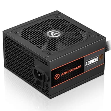 ARESGAME AGV Series 650W Power Supply, 80 Plus Bronze Certified, Non Modular Power Supply, 5 Year Warranty - Image 1