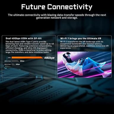 GIGABYTE X870 Eagle WIFI7 AMD AM5 LGA 1718 Motherboard, ATX, DDR5, 4X M.2, PCIe 5.0, USB4, WIFI7, 2.5GbE LAN, EZ-Latch, 5-Year Warranty - Image 4