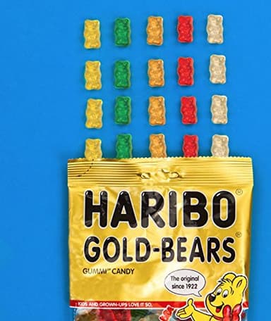 HARIBO Goldbears, Gummi Candy, 5 oz Bags (12 Packs) Assorted Flavors - Image 7
