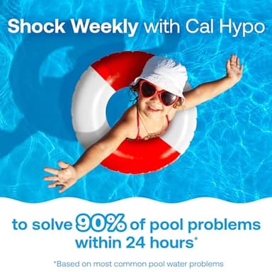 HTH 52037R Pool Care Shock Advanced, Swimming Pool Chemical - Cal Hypo Formula, Prevents Bacteria & Algae, Restores Crystal Clear Water - Shock Treatment, 1lb (12 Pack) - Image 4