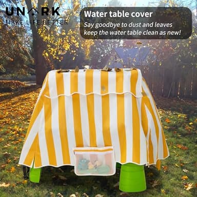 UNARK Water Table Cover with Toy Storage Bag,Kids Water Table Cover for Water Table,Water Table Accessories for Toddlers 1-3,Waterproof Protective Covers for Toddler Outdoor Toys(Yellow) - Image 6