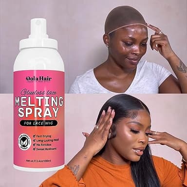 Dolahair Wig Glue Spray for Front Lace Wig Lace Melting Spray for Wigs Melting Spray Lace Bond Spray Lace Glue Kit Wig Install Kit - Image 3