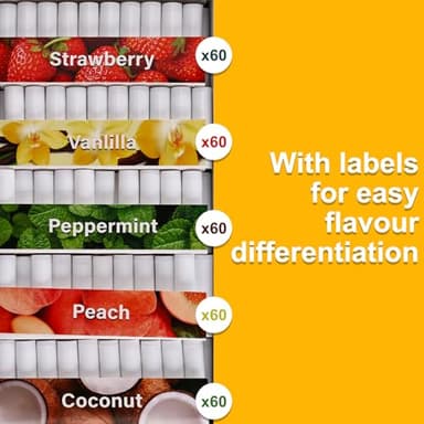 DMSKY Lip Balm Bulk Unlabeled 300 Pack, Custom Chapstick Bulk Natural Ingredients Vitamin E Shea Butter, Gift For Baby Shower & Wedding Favors - Image 2