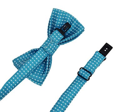 Colorful Polka Dots Bow Tie,Adjustable Bowtie Fashion Accessories for Pet Dog Cat (blue) - Image 2