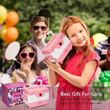 Kids Makeup Sets for Girls - Kids Makeup Sets for Girls 5-8, Maquillaje para Niñas, Play Make Up Kit, Best Toys for Little Girl,Princess Toddler Kid Stuff, Ages 3456789 10 Year Old Girl Birthday Gifts - Image 7