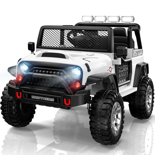 LIGIANT L8 Ride On Car, 2 Seater, 12V Kids Electric Car w/Remote Control, 4-Wheel Suspension, Bluetooth Speaker, Multi Music Modes, 3 Speeds, LED Lights, Xmas & Birthday Gift Ideas for Kids Ages 3+ - Image 1