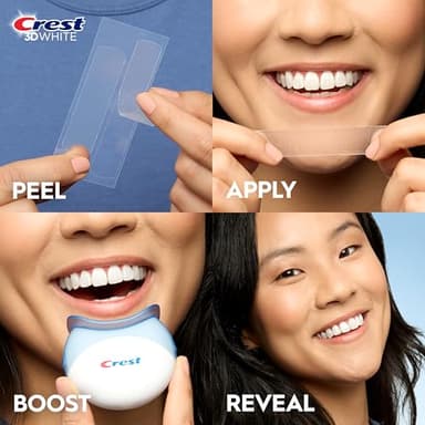Crest 3D Whitestrips Professional Effects + LED Light – Teeth Whitening Kit, 1 Light + 20 Treatments, Each with 1 Upper/1Lower, 40 Strips – Crest 3DWhite Teeth Whitening Strips - Image 5