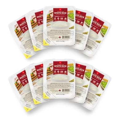 IRIS Instant White Rice (10 Pack), Ultra Premium Japanese Short Grain Sushi Sticky Rice, Microwave for 80 seconds (1.2 Minutes), Gluten Free Vegan, Grown Polished and Packed in Japan - Image 11