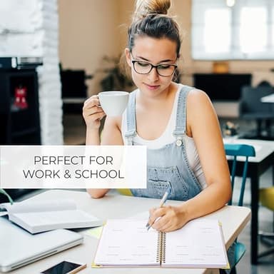 Beautiful To Do List Notebook - Aesthetic Daily Planner to Easily Organize Your Tasks And Boost Productivity - Stylish Undated ADHD Planner Gift and The Perfect School or Office Supplies For Women - Image 3