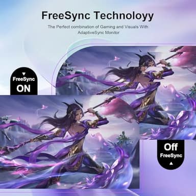 DJiEX 27 inch Curved Monitor 100Hz Computer MonitorFHD 1080p,HDR,99% sRGB,1800R,VESA Compatible,for Tablet,Desktop,Narrow Bezels on Three Sides, Blue Light Filter,Laptop and PC Work Gaming - Image 7