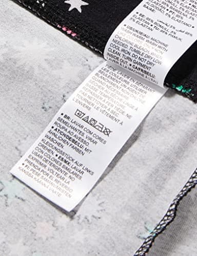 Amazon Essentials Girls' Leggings, Pack of 5, Aqua Green/Black Stars/Navy/Pink/Stripe, X-Large - Image 7