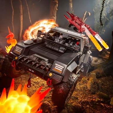 G.I. Joe Classified Series #120, Cobra Night Attack 4-WD Stinger & Driver, Collectible 6 Inch Action Figure & Vehicle with 8 Accessories - Image 7