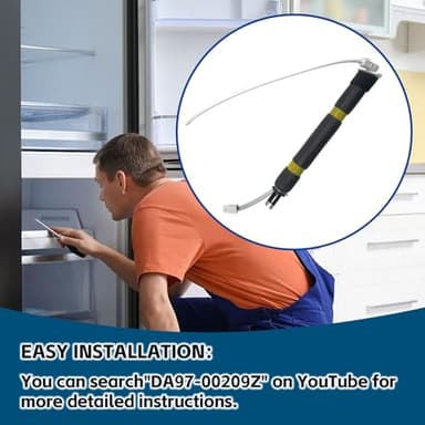 DA97-00209Z NEW Fill tube heater Fit for Samsung Refrigerator Ice Maker Refrigerator ice maker water filling pipe replacement #3970650 PS4169184 AP5577572 - Image 7