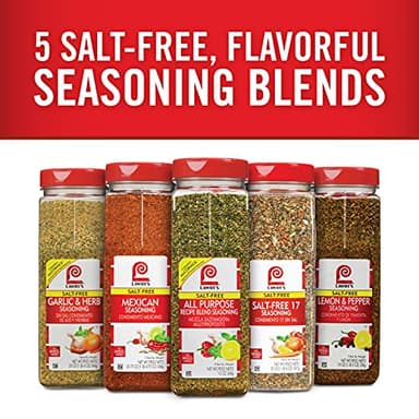 Lawry's Salt Free 17 Seasoning, 10 oz (Pack of 6) - Six 10 Ounce Containers of 17 Seasoning Spice Blend Including Toasted Sesame Seeds, Turmeric, Basil and Red Bell Pepper for Seafood Poultry and Beef - Image 4