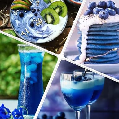 Butterfly Pea Flower Powder - 3 oz All Natural Butterfly Pea Flower Tea, Bright Blue and Purple Food Coloring Butterfly Pea Powder for Ice Cream, Popsicle, Cocktail, Smoothies, Coffee, Milk, Bakery - 85g - Image 5