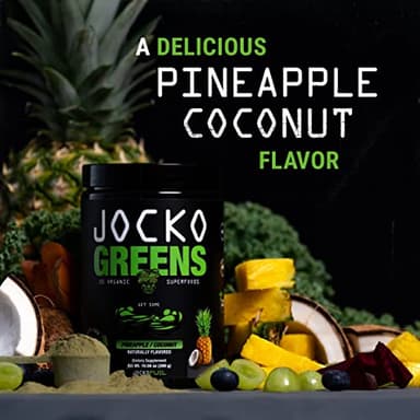 Jocko Fuel Daily Greens Powder - Premium Organic Greens Superfood Powder for Gut Health, Digestion, Bloating, Immune Support with Spirulina, Chlorella, Digestive Enzymes, & Probiotics - 30 Servings - Image 6