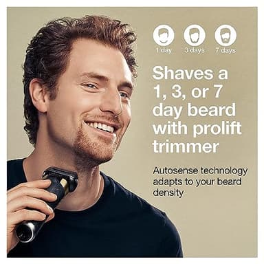 Braun Series 9 Pro 9419s Electric Shaver for Men, Wet & Dry Shave, Shaving Kit with 4+1 Head with ProLift Trimmer - Image 4
