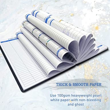 Budget Planner - Monthly Finance Organizer with Expense Tracker Notebook to Manage Your Money Effectively, Undated Finance Planner/Account Book, Start Anytimem,A5(8.6x5.9 inchs),100gsm Paper - Golden - Image 5