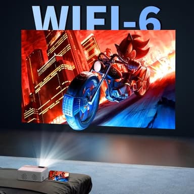 TMY Netflix-Officially-Licensed Mini Movie Projector with WiFi and Bluetooth, Compatible with TV Stick Smartphone/HDMI/USB, Indoor & Outdoor Use - Image 4