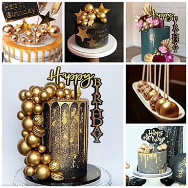 INOCERIS Black Metallic Luster Dust Edible, 5 Grams Food Grade Vegan Shimmer Dust Food Coloring Powder for Cake Decorating, Fondant, Chocolate, Candy, Drinks, Painting & More - Image 6