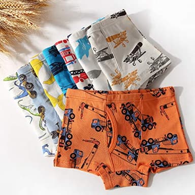 Taxzode Boys'Boxer Briefs 8-piece set-2-3T 3-4T 4-5T 5-6years 7-8years 4-5T - Image 3