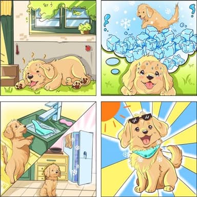 EXPAWLORER Dog Cooling Bandana - 2 Pack Instant Chill Out Pet Scarf Adjustable, Summer Outdoor Ice Neck Cooler, Prevent Sunstroke for Small Medium Large Breeds (Navy Green, M) - Image 5