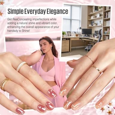 MEFA Jelly Gel Nail Polish Set, 12 Colors Jelly Red Glitter Nail Polish Set Nude Pink Milky White Nail Polish Gel Neutral Transparent Sheer Red Gel Nail Gifts for Women Girl DIY Salon Home Manicure - Image 3