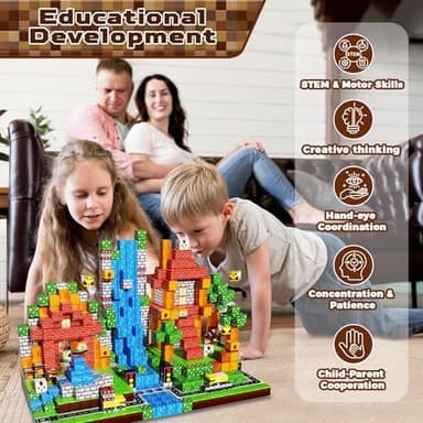 Magnetic Blocks - 150PCS Magnetic Building Blocks Road Forest Magnetic Cubes - STEM Toys for Montessori Toddler Birthday Gifts -STEM Sensory Construction Toys for Kids Ages 3+ for Boy & Girl - Image 7