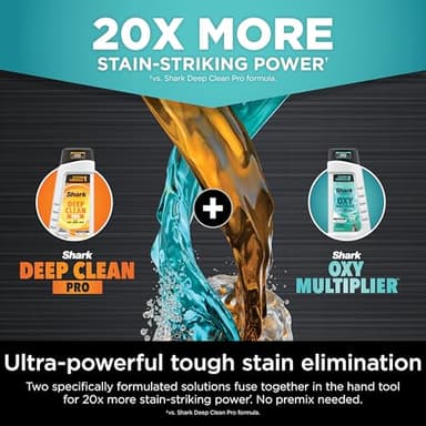 Shark StainStriker Portable Carpet, Upholstery & Area Rug Cleaner, XL Tool & Self-Cleaning, Stain & Odor Remover, Perfect for Car Interior with 3 Cleaning Tools & Solution, PX225BRN, Royal Purple - Image 2