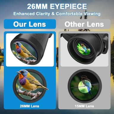 30x50 High-Powered Binoculars for Adults – Compact Waterproof Binoculars for Bird Watching - Waterproof Ideal for Bird Watching, Hunting, Concerts, Travel, Camping & Outdoor Activities - Image 2