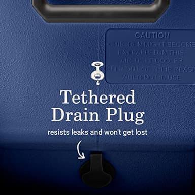 Coleman Classic Series Insulated Portable Cooler, Leak-Resistant Outdoor Hard Cooler Keeps Ice up to 5 Days, 52/70/120/150 Quart - Image 3