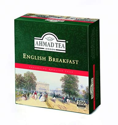 Ahmad Tea Black Tea, English Breakfast Teabags, 100 ct - Caffeinated and Sugar-Free - Image 2