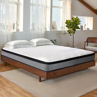 Viplive Mattress Queen Size, 10 Inch Memory Foam Queen Size Mattress in A Box with Individual Pocket Springs Medium Firm, Soft and Comfortable, 80" L *60" W*10" H - Image 9