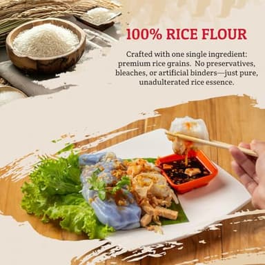 52USA Thai Rice Flour 48 Ounce (Basic), 1 Pound (Pack of 3), Rice Flour for Baking or Cooking, Product of Thailand, All Natural White Rice Flour, Vegan - Image 5