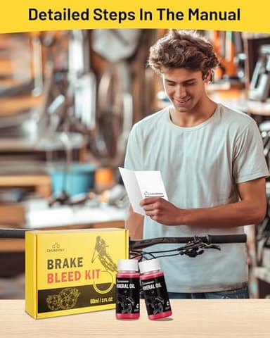 CHUMXINY Brake Bleed Kit for Tektro-TRP Hydraulic Brakes, Includes 120ml of Mineral Brake Fluid, Clear Funnel and Metal Connecto - Image 4