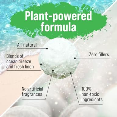 Rockin' Green Hard Rock Powder Laundry Detergent (90 Loads) - Natural Powdered Laundry Detergent, Sensitive Skin Laundry Powder (AC/DSea Breeze) - Image 3