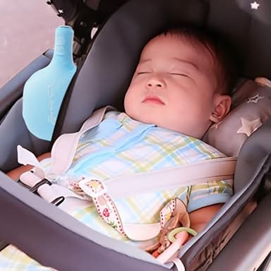 CHICWAY Baby Vibrating Soother, Baby Sleep Soother, Crib Vibrating Soother, 3 Vibration Modes, Help Baby Sleep, Crib Soother, Newborn Baby Essentials, Registry Gift, Shower Gift - Image 2