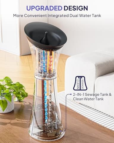 KAUGIC Upgraded Ear Wax Removal with One-Piece Waste Tank, Safe Cleaner with Water Temperature Sensor, Effective Ear Irrigation Kit & USB-A to C Cable, IPX7, Black - Image 2