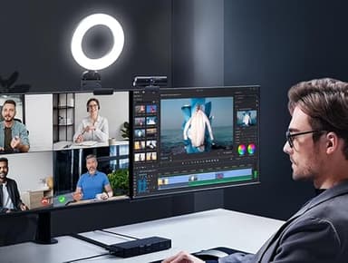 Evershop Ring Light for Laptop Desk Clip On,Small Computer Video Conference Lighting with Stand for Phone/Webcam/Monitor,5" Portable Mini LED Selfie Light Desktop for Zoom Meeting/Video Call/Recording - Image 8