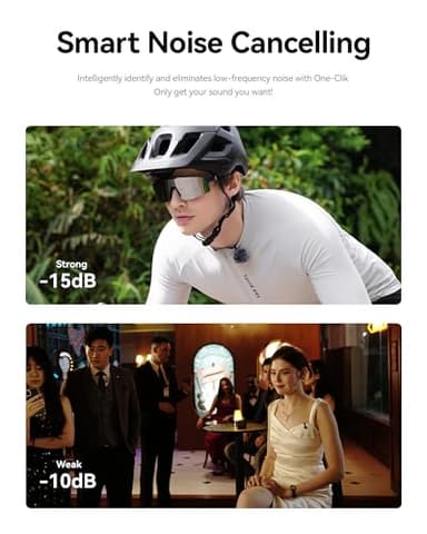 Hollyland Lark M2S Mini Combo (Camera RX+Type-C RX) Wireless Microphone for Camera/iPhone/Android/Laptop, 7g Lightweight, Titanium Clip, 300m Range, Content Creators, Online-Teaching, Streaming - Image 5