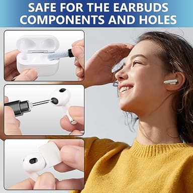 Edglete for iPhone Cleaning Kit, Cleaner Kit for AirPod, iPhone Cleaner Charging Port Cleaning, Portable Cell Phone Repair Restore Tool for iPad Lightning Charger Cables Connectors Electronic Devices - Image 3