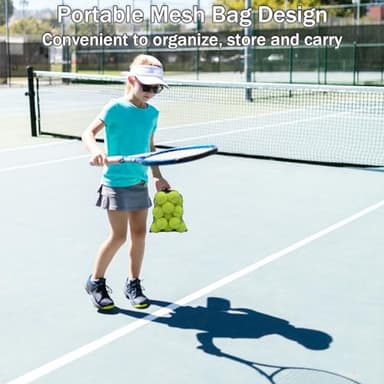 SHYUJAJIE Tennis Balls, 20 Pack Training Tennis Balls,High Elasticity Practice Tennis for Beginner, Exercise Playing Balls for Pet Dog (Yellow) - Image 7