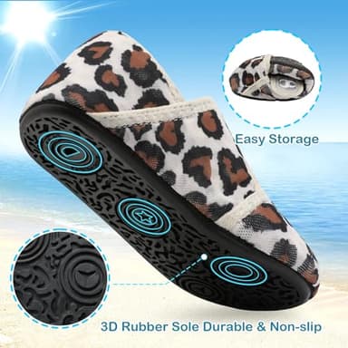 Toddler Sandals Boy Girl Summer Beach Water Shoes Closed Toe Sandals Pool Swim Aqua Socks for Toddler Barefoot Mesh Shoes Size - Image 5